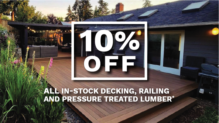 Spring Decking and Railing Sale