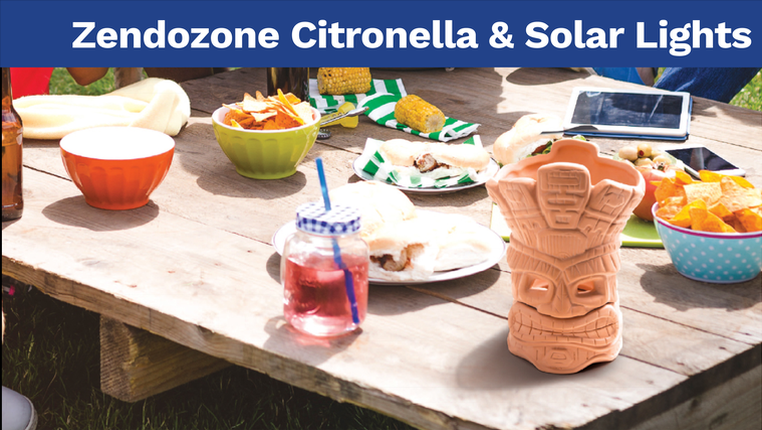 Zendozone Citronella & Solar Path Lights