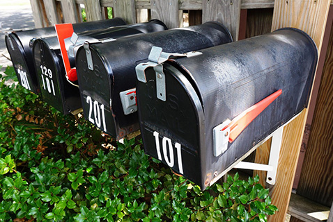 Mailbox, Letters, Numbers, Signs