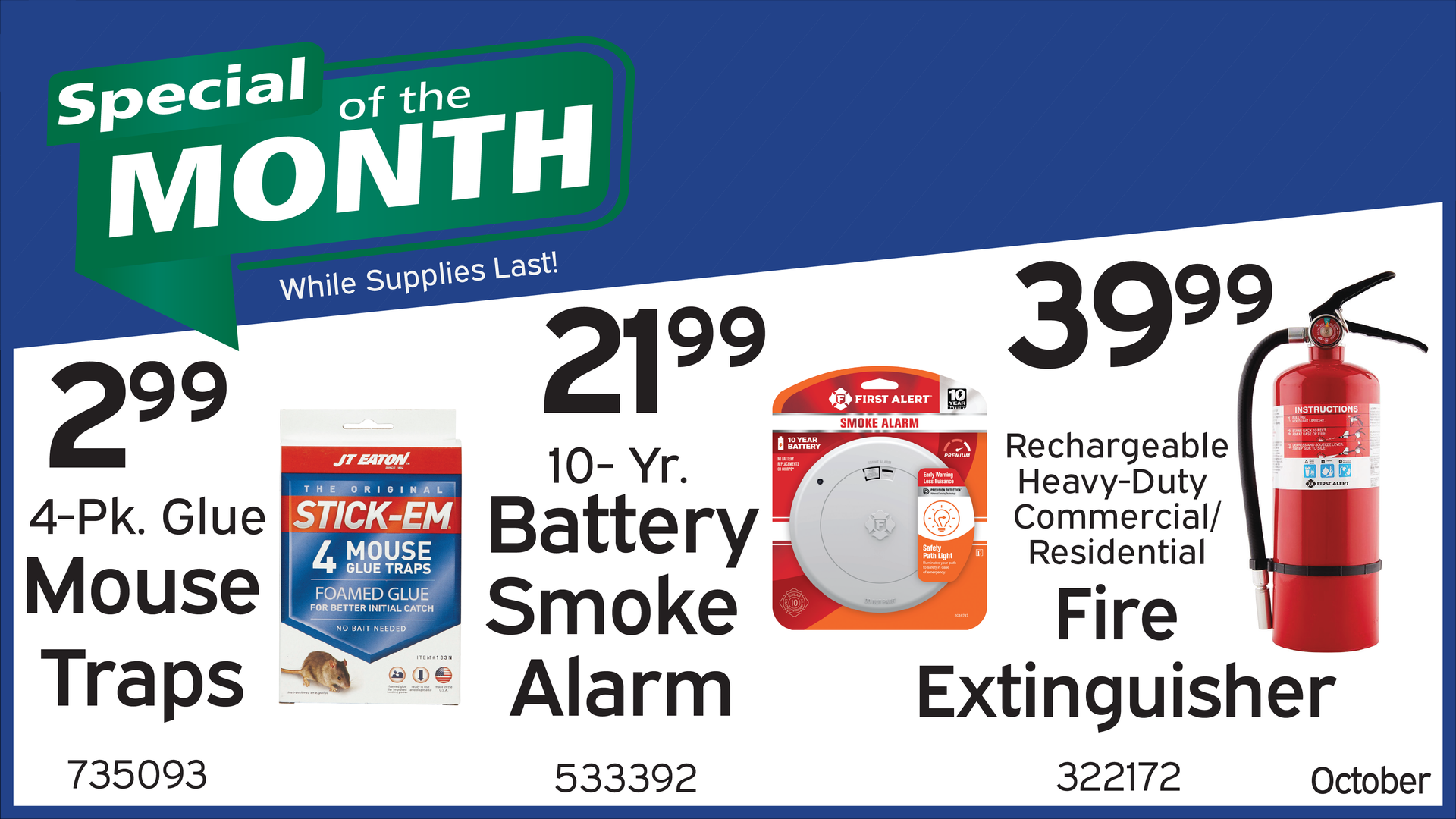 Special of the Month - October