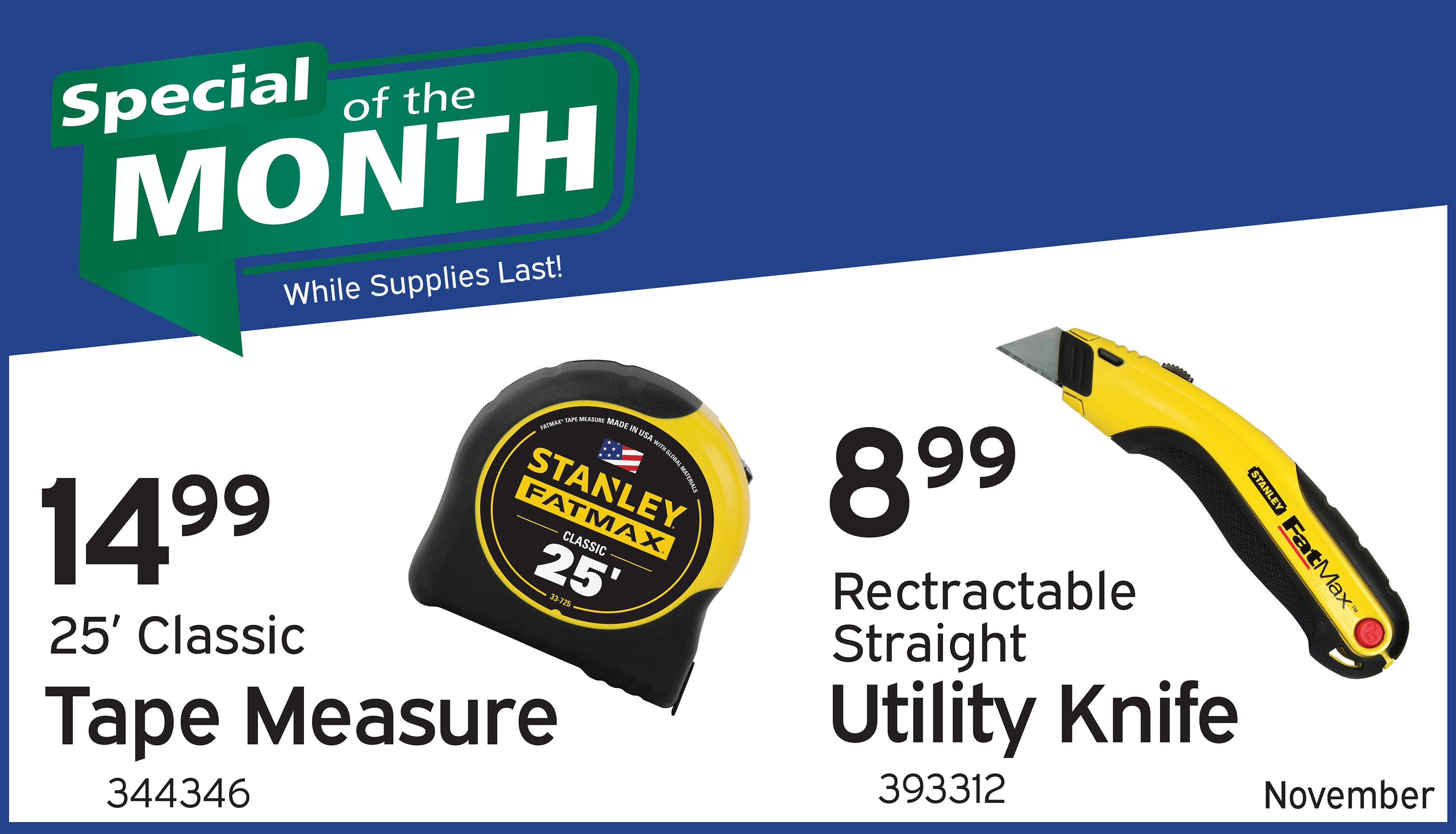 Special of the Month - November