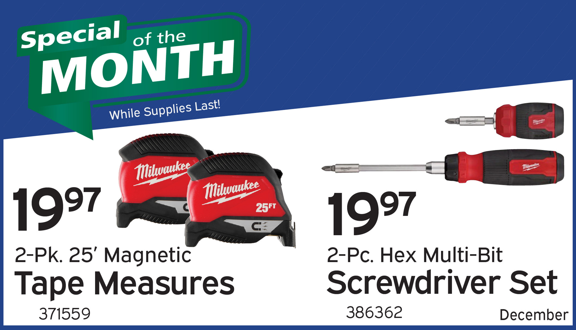 Special of the Month - December