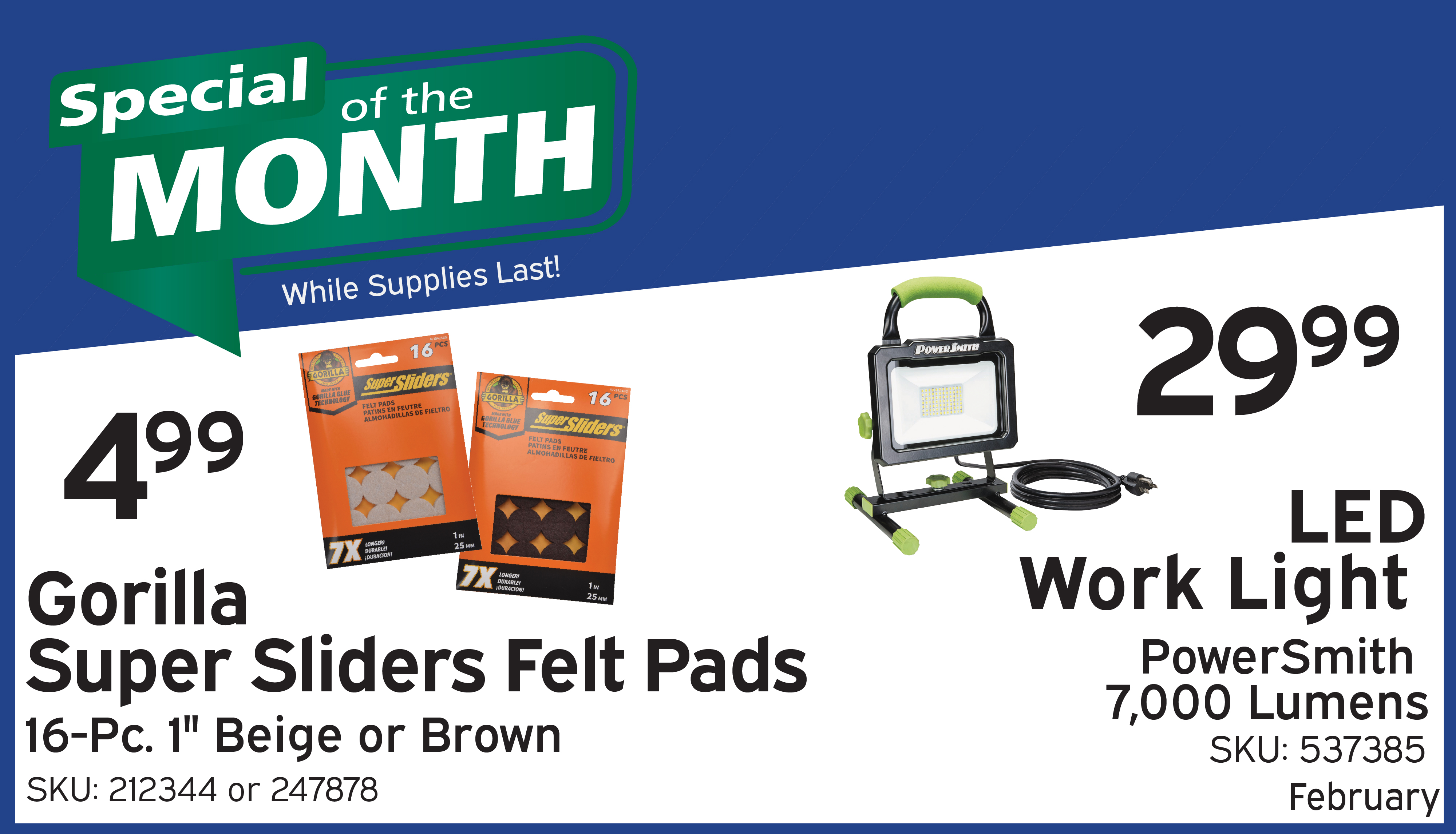 Special of the Month - February