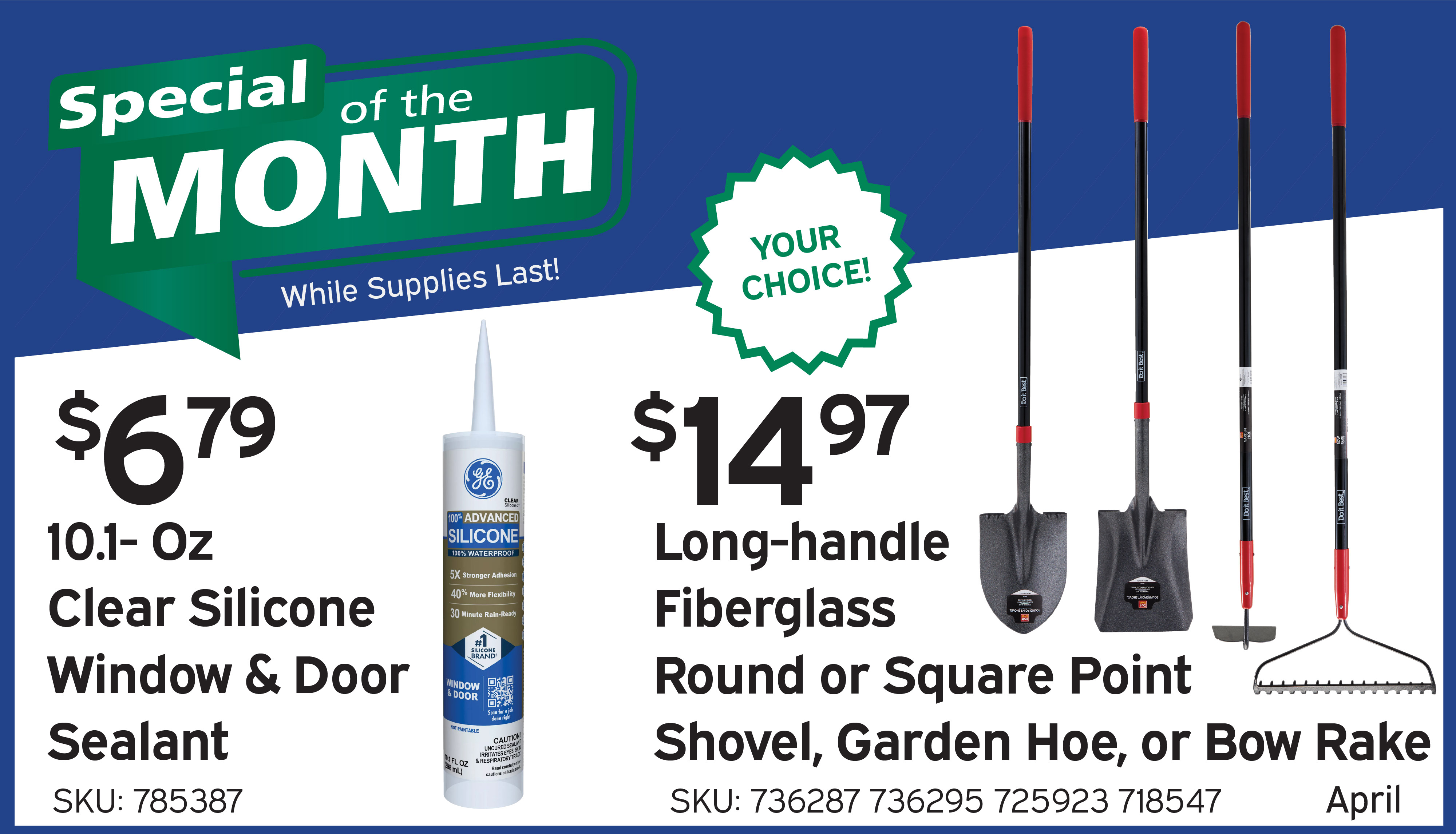 Special of the Month - April