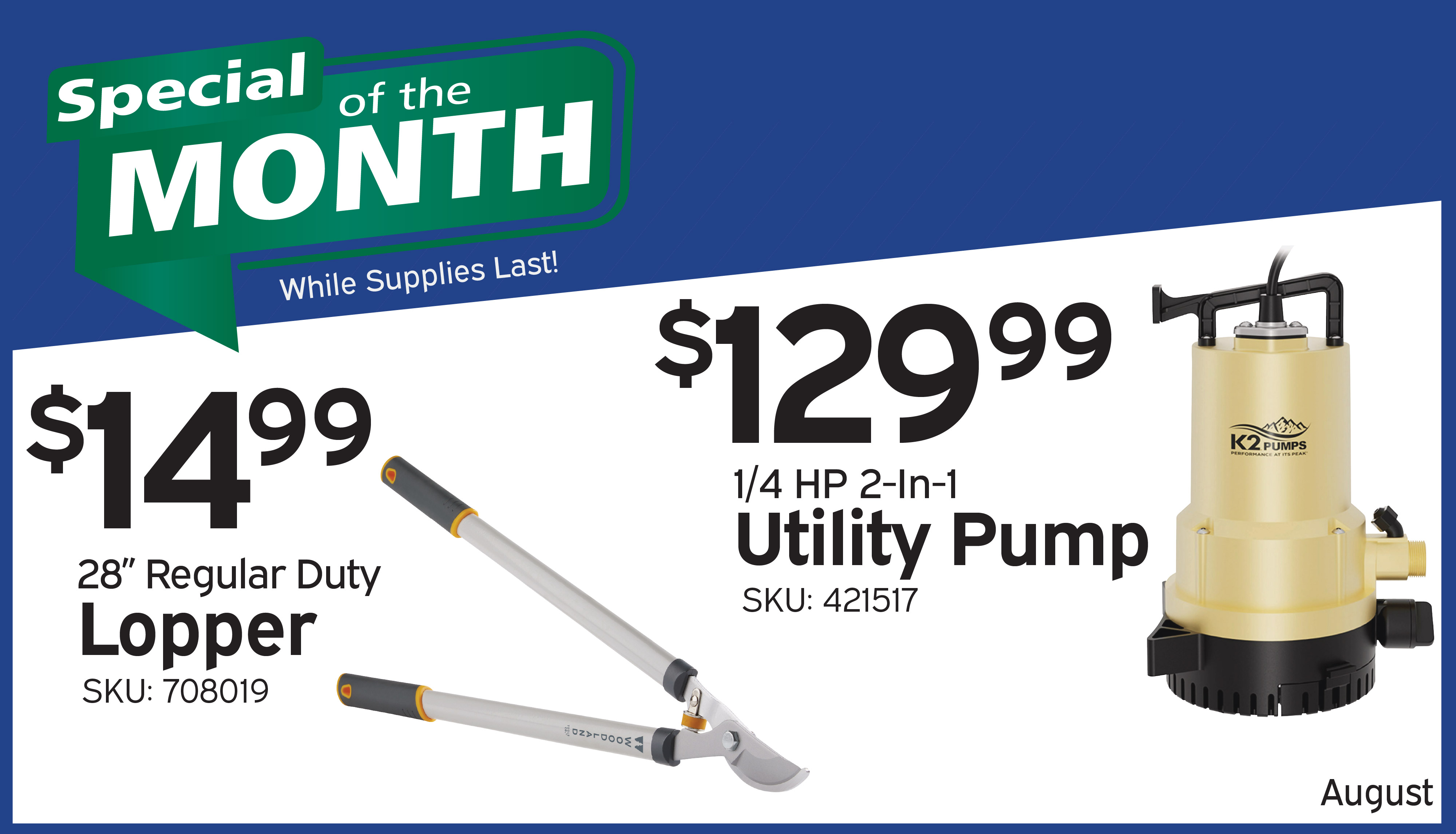 Special of the Month - August